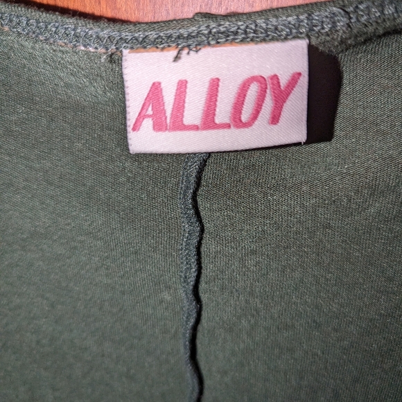 Large Alloy Forest Green Cardigan - Picture 2 of 3